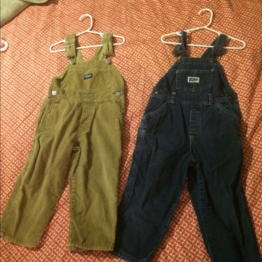 3T corduroy overalls lot